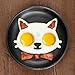 SPHTOEO Breakfast Silicone Fried Egg Mold Pancake Egg Ring Shaper (Cat)