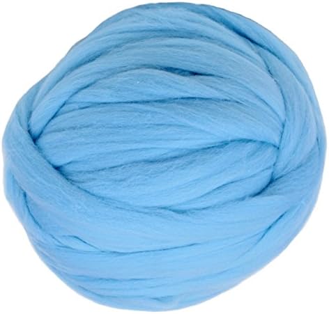 Infinity Thread Super Chunky, Soft, Merino Wool Yarn for Knitting Cozy Hat, Scarf, Blanket and Bulky Projects - 1 lb
