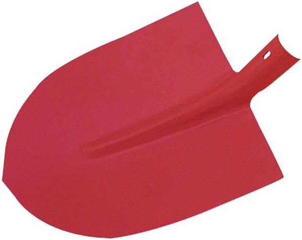 Xclou Digging Shovel Head Size 2 - Pointed Garden Spade 30cm Wide Mouth - Round Steel Shovel Head