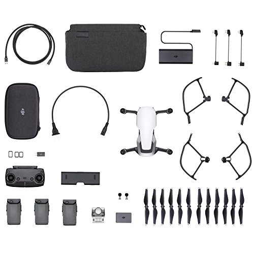 image for DJI Mavic Air Fly More Combo (Arctic White) Drone Combo 4K Wi-Fi Quadc