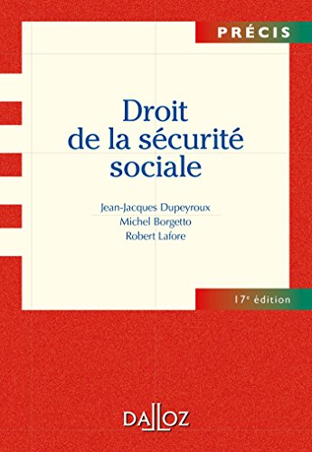 droit de la sécurité sociale (17e édition) by (Paperback)