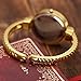 Top Plaza Elegant Fashion Women's Grils' Retro Bracelet Bangle Wrist Quartz Watch, Gold Tone