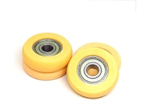 Gaoailin Store 4pcs OD 36mm Rowing Machine Wheel BSR60836-10 POM Rower Seat Roller 8x36x10mm Plastic Coated Bearing (Color : 