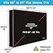 Outdoor TV Cover 65 Inch Waterproof and Weatherproof | TV Cover for Outside 65 | Outdoor TV Enclosure | Smart Shield TV Screen Protector for Outside TV | Cover for Moving | TV Display Protectors