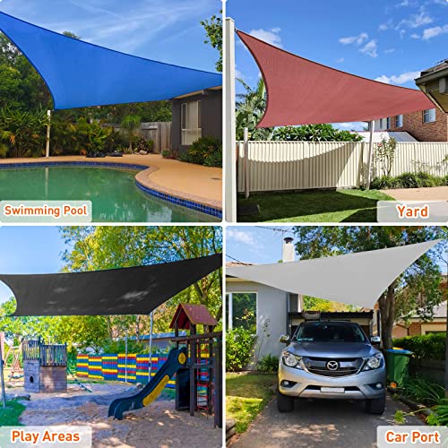 Artpuch Sun Shade Sails Canopy, 185GSM Shade Sail UV Block for Patio