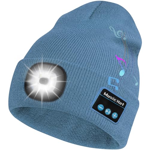 Bosttor Bluetooth Beanie with Light