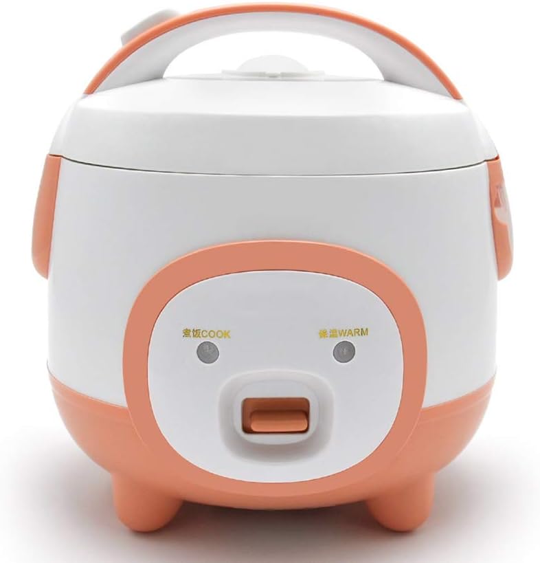 2L Mini Rice Cooker, Travel Rice Cooker Small, Removable NonStick Pot, Keep Warm Function