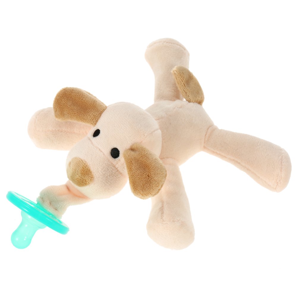 Upluck Infant Silicone Pacifier - Brown Dog Puppy Soft Plush Doll Soother Toys Baby Newborn