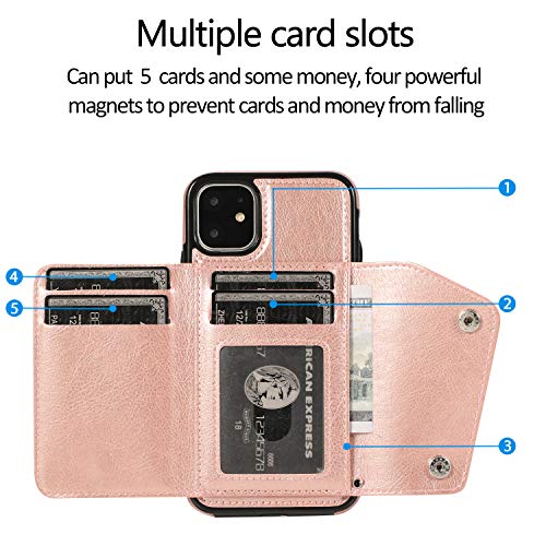 image for iPhone 11 (iPhone 2019 6.1 Inch) Case, Futanwei Premiume PU Leather Fl