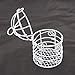 Homeford Firefly Imports Mini Metal Wire Bird Cages, White, 2-3/4-Inch, 10-Packthumb 1