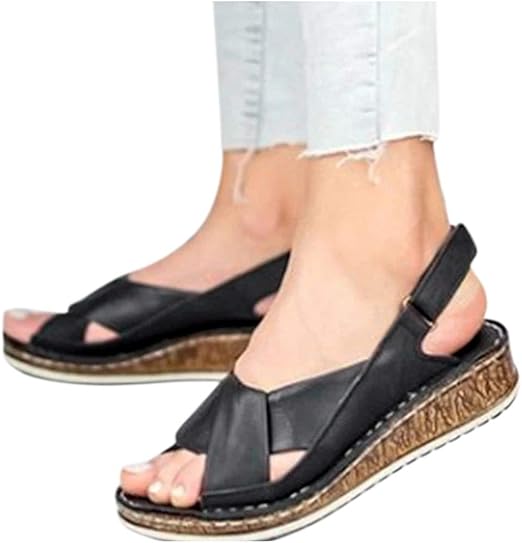 walking open toe shoes