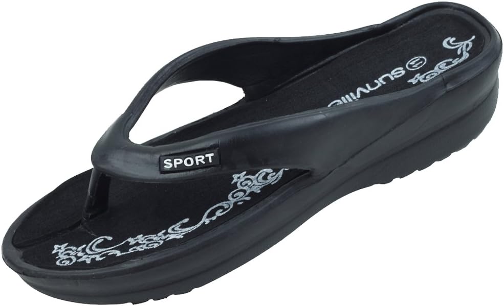 New Women's Lightweight Wedge Flip Flops