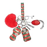 Safety Keychains for Women, Wristlet Strap Keychain