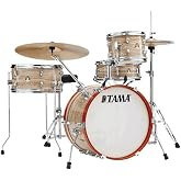 Tama Club-JAM LJK48S 4-piece Shell Pack with Snare Drum - Cream Marble Wrap