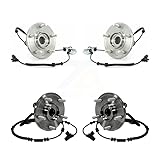 Front Rear Wheel Bearing & Hub Assembly Kit For