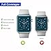iMOMO 38mm Apple Watch Screen Protector, [2 Pack] iWatch [Full Coverage] Soft TPE Ultra HD Screen Protector Film for Apple Watch Series 1 2 3 Anti-Bubble, Scratch Resistant- 38mm