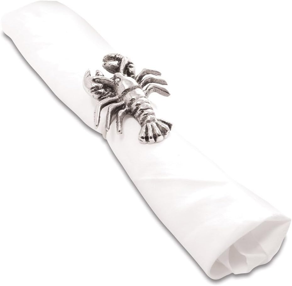 Lobster Napkin Ring Four Piece Set Amazon.co.uk Kitchen & Home