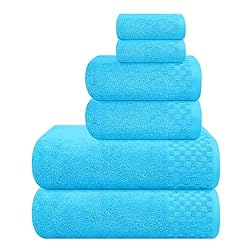 MyOwn Premium Cotton 6 Pack Towel Set for