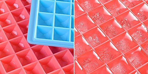 Milopon 3X Eiswürfelformen Eiswürfelform Eiswürfelschale aus Silikon Eiswürfel Box Eiswürfel Silikonformen… – Bild 6