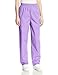 CHEROKEE Women's Workwear Elastic Waist Cargo Scrubs Pant, Orchid, Large Petite