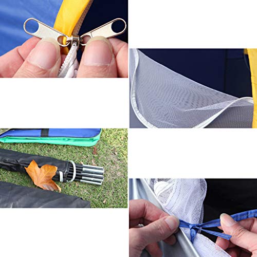 Anshinto Tent for Camping 3-4 Person, Outdoor Lightweight Backpacking Dome Tent for Ultralight 3-Season Camping and Expeditions with Easy Setup US Stock (Blue)