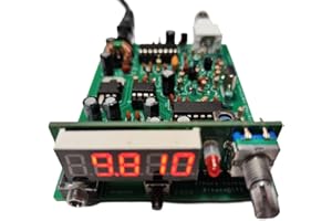 Minhe R10 Shortwave PLL Radio Kit 3-23MHz AM Receiver with Display | 10.7MHz IF | 12V Power for Aviation Band Ham Radio & SWL