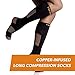 CopperJoint - Copper-Infused Long Compression Socks, Comfortable and Durable Design Promotes Blood Circulation in Feet and Legs for All Lifestyles, Pair primary