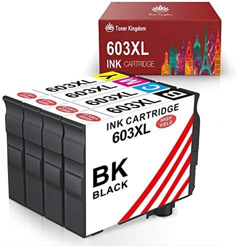 Toner Kingdom 603 Xl Cartucho De Tinta Compatible Para Epson 603 603xl Para Epson Expression Home Xp 2100 Xp 2105 Xp 3100 Xp 3105 Xp 4100 Xp 4105 Workforce Wf 2810 Wf Wf 25 Wf 2850 Ofertasmasrebajas Com