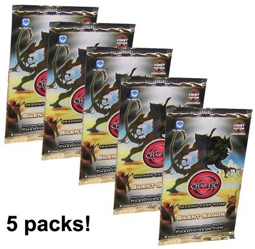 5 Five Packs Of Chaotic Trading Card Game Silent Sands | Desertcart Aruba