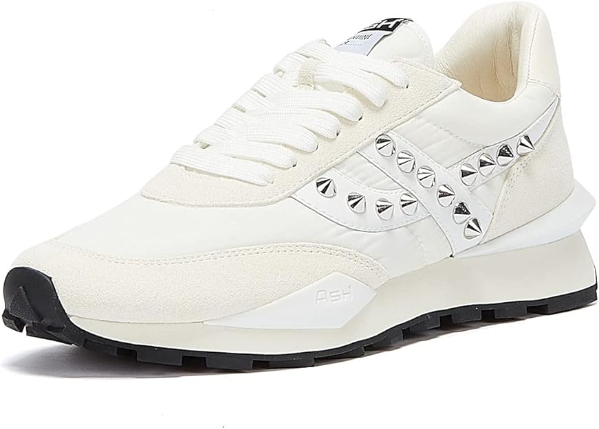 Ash Spider Studs Womens Off White/White TrainersUK