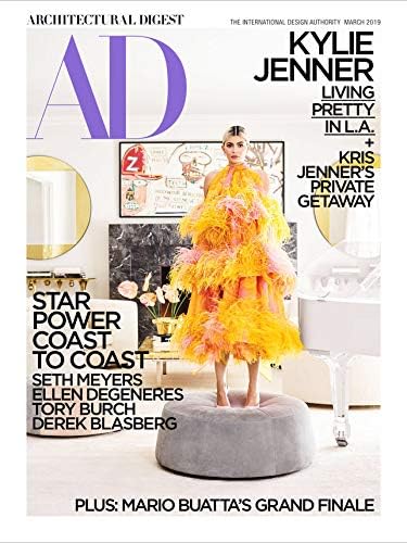 Architectural Digest Magazine (March, 2019) Kylie Jenner Cover