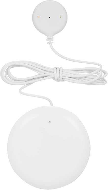 OWSOO WiFi Wasserlecksensor Wasserlecksuchgert Alarm Wasserstand berlaufalarm Tuya Smart Life App Fernbedienung Kompatibel mit Alexa Google Home IFTTT fr die Sicherheit zu Hause