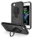 iPhone 8 Case, iPhone 7 Case, Vafru 360 Degree Rotating Ring Grip kickstand Dual Layer Shock-Absorption Anti-Scratch Protection Compatible with Magnetic Car Phone Mount for iPhone 8, iPhone 7--(black)