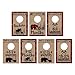 Hadley Designs 7 Lumberjack Baby Nursery Closet Organizer Dividers for Boy Clothing, Age Size Hanger Organization for Kid Toddler Infant Clothes Must Have, Shower Registry Gift, Woodland 0-24 Months
