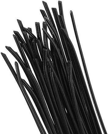 40PCS Black PP Plastic Welding Rods for Plastic Weldeing Gun/Hot Air Gun/Welding Tool