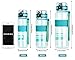 WATERFLY Sports Water Bottle 500ml/650ml/1000ml Leak Proof w/One Click Open BPA Free & Eco-Friendly Tritan Water Bottle for Hiking Camping Travelling Cycling