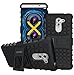 Honor 6X Case, OEAGO Huawei Honor 6X Case [Shockproof] [Impact Protection] Tough Rugged Dual Layer Protective Case with Kickstand for Huawei Honor 6X - Black