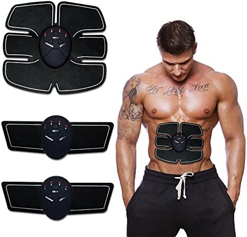 Smarty Abs Stimulator Abdonminal Toning Belt Waist Trimmer Belt ABS Trainer Body Fit Toning Belt,Portable Unisex Fitness Training Gear