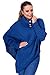 WozWoz Women's Polo Neck Knit Poncho Cape Jumper Fall Long Sleeve