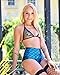 iHeartRaves Black Electric Net See Through Fishnet Bikini Triangle Bra Top