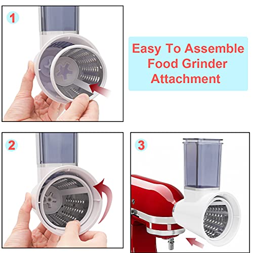 itgd Slicer Shredder attachment for KitchenAid Stand Mixer Cheese