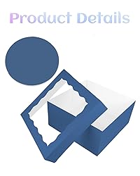 Bakepacker 36pcs 12x12x6 Inches Cake Boxes with