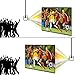 LOVAC 120 Inch Projector Screen,4k Rear Projection Screen 16:9 HD,Foldable Portable Anti-Crease Outdoor Movie Screen for Home Theater (Thin)