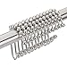Amazer Shower Curtain Hooks, Metal Shower Curtain Rings Hooks for Bathroom Shower Rods Curtains, Polished Nickel, Set of 12