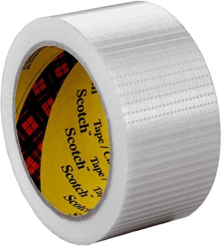 3M Tartan Filament-Klebeband Leistungsstark 8959 , 25 mm x 50 m, Transparent (36-er Pack)