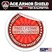 Ace Armor Shield Shatter Resistant Screen Protector for The Suunto Ambit 3 Vertical Smart Watch with Free Lifetime Replacement Warranty