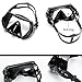 FYU Snorkel Set with Tempered Glass Dry Top Snorkel Set/Anti-Fog Lens, Diving Mask for Adults Women Men Snorkeling Diving
