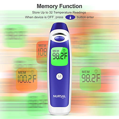 NonContact Forehead Thermometer, Touchless Thermometer for Adult, Kids