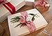 LaRibbons Red and White Striped Grosgrain Ribbon/Gift Wrap Ribbon, 5/8 Inch by 10 Yard/Spool