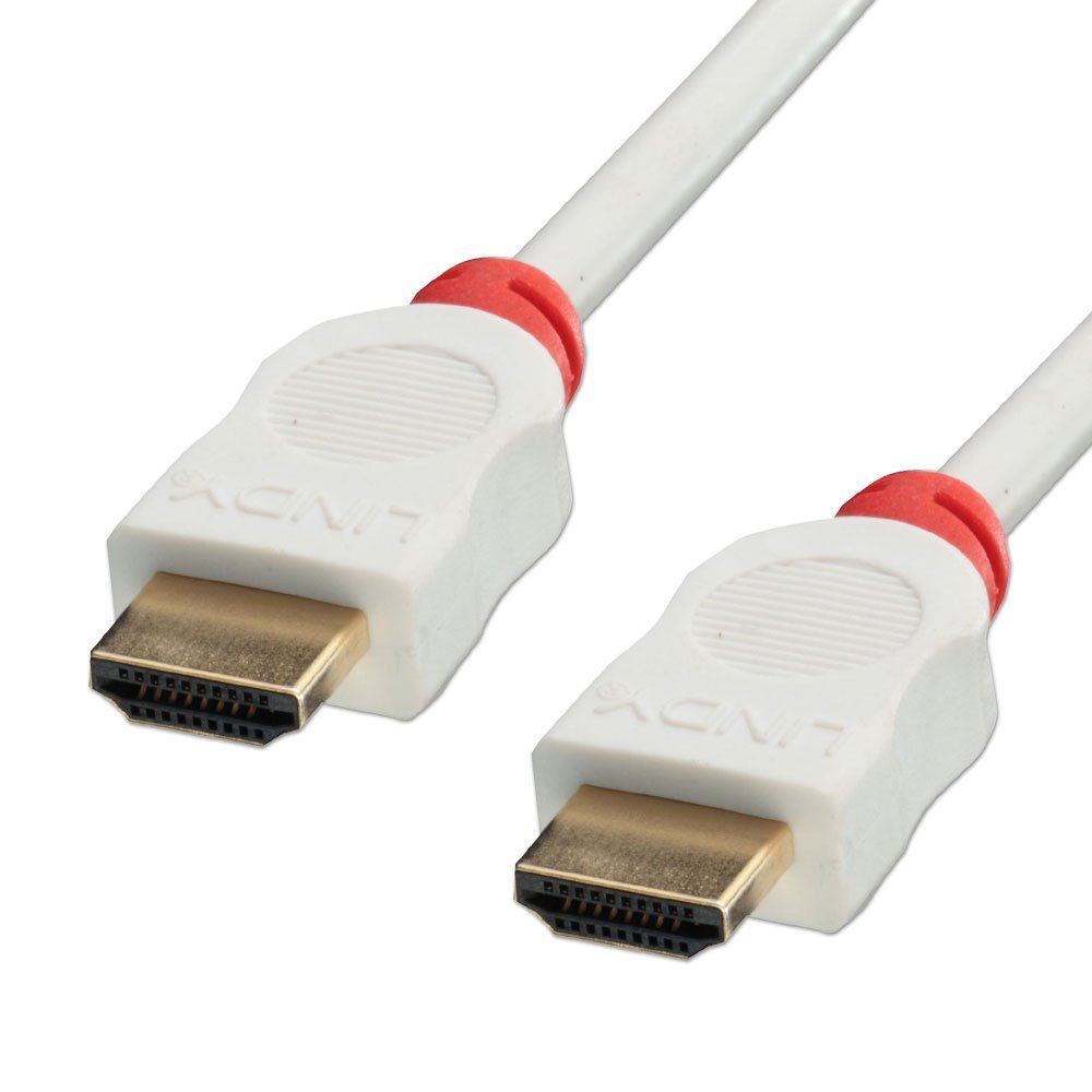 LINDY 41412 2m High Speed HDMI Cable Type A/A, Colour: White